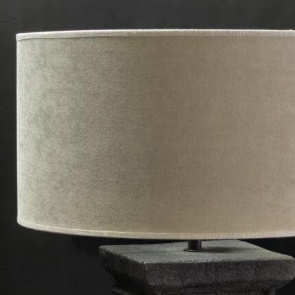 Velvet Cilinder Lampenkap 40 cm – Landelijke Stijl