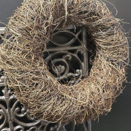 Bruine krans van natuurlijke twijgen 30 cm