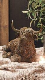 Hooglander beeld liggend – koe decoratie met horens