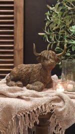 Hooglander beeld liggend – koe decoratie met horens