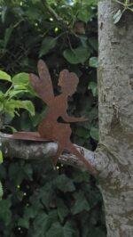 Metalen Fee Tuindecoratie Roest foto 2