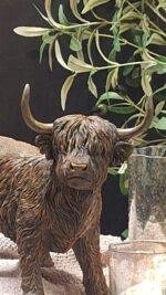 Schotse hooglander beeld staand foto 5