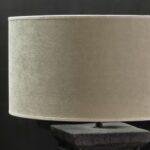 Velvet Cilinder Lampenkap 40 cm – Landelijke Stijl
