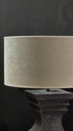 Velvet Cilinder Lampenkap 40 cm – Landelijke Stijl