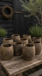 Houten Pot Uniek foto 2