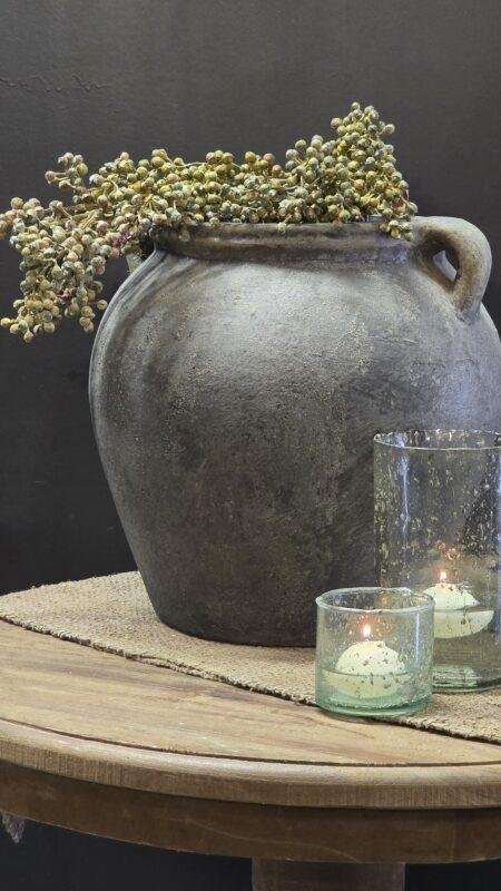 Kunst Dadeltak Groen-Paars