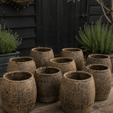 Houten Pot Uniek foto 2