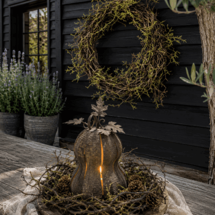 Kunst Mostwijg Krans Groen – Landelijke Decoratie