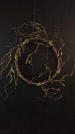 Kunst Wilgenkrans Naturel – 22 of 30 cm foto 2