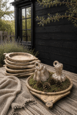 Oude Houten Chapati Schaal – Uniek Exemplaar