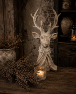 Decoratief hert met sjaal - Afbeelding 2