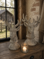 Hert op sokkel – decoratief hert – 4 maten - Afbeelding 2