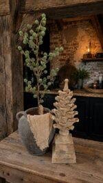 Ornament dennenappel op voet - Afbeelding 2