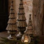 Decoratieve kerstboom met ster