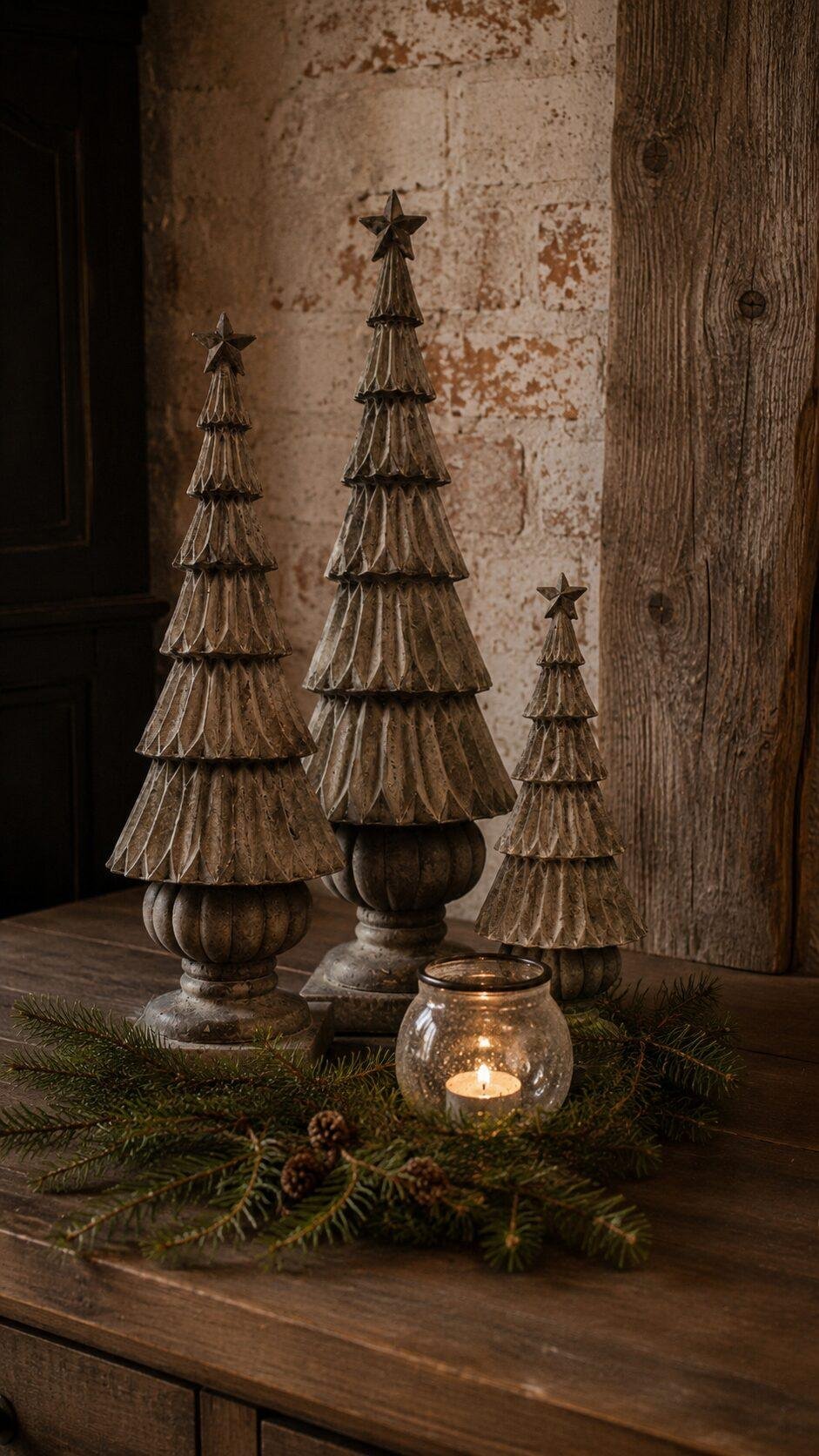 decoratieve-kerstboom-met-ster 1 Decoratieve kerstboom met ster - Afbeelding 1