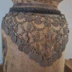 Ketting bloem & munt roest