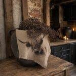 Shabby doek - Hooglander donker