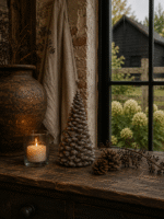 Decoratieve Kerstboom Bruin 19 cm