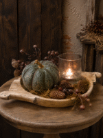 Kunstpompoen Kallebas River – landelijke herfstdecoratie