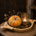 Kunstpompoen Kallebas Harvest – landelijke herfstdecoratie