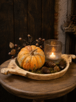 Kunstpompoen Kallebas Harvest – landelijke herfstdecoratie