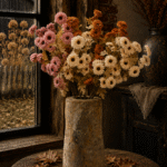 Kunst Aster – Herfstbloem – 75 cm – Crème, Lila of Bruin