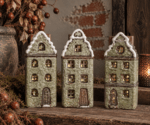 Keramieken huisje groen– model A, B of C