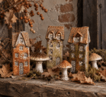 Decoratie paddenstoel klein – 5,5 × H8,5 cm - Afbeelding 2