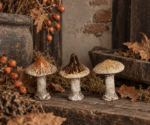 Decoratie paddenstoel klein – 5,5 × H8,5 cm