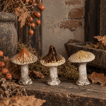 Decoratie paddenstoel klein – 5,5 × H8,5 cm