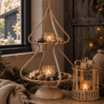 Metalen kerstboom etagère