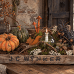 DIY Thuisworkshop – Herfstkrat met LED-olielamp
