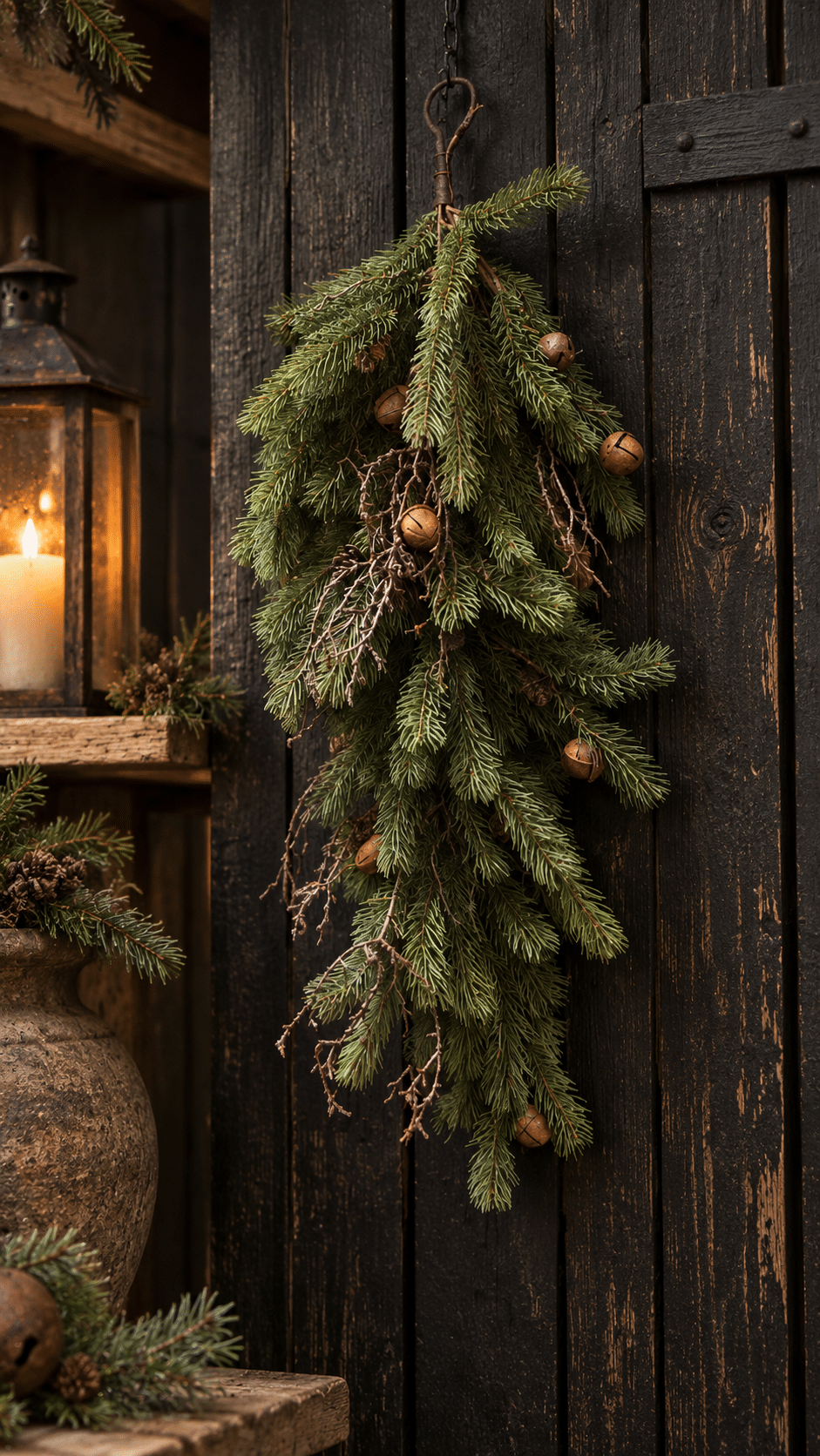 Kersttoef met bellen – 70 cm Kersttoef met bellen – 70 cm