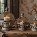 Sfeervolle metalen windlichtbol – 3 maten