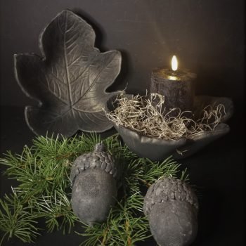 Brynxz maple leaf schaal gold